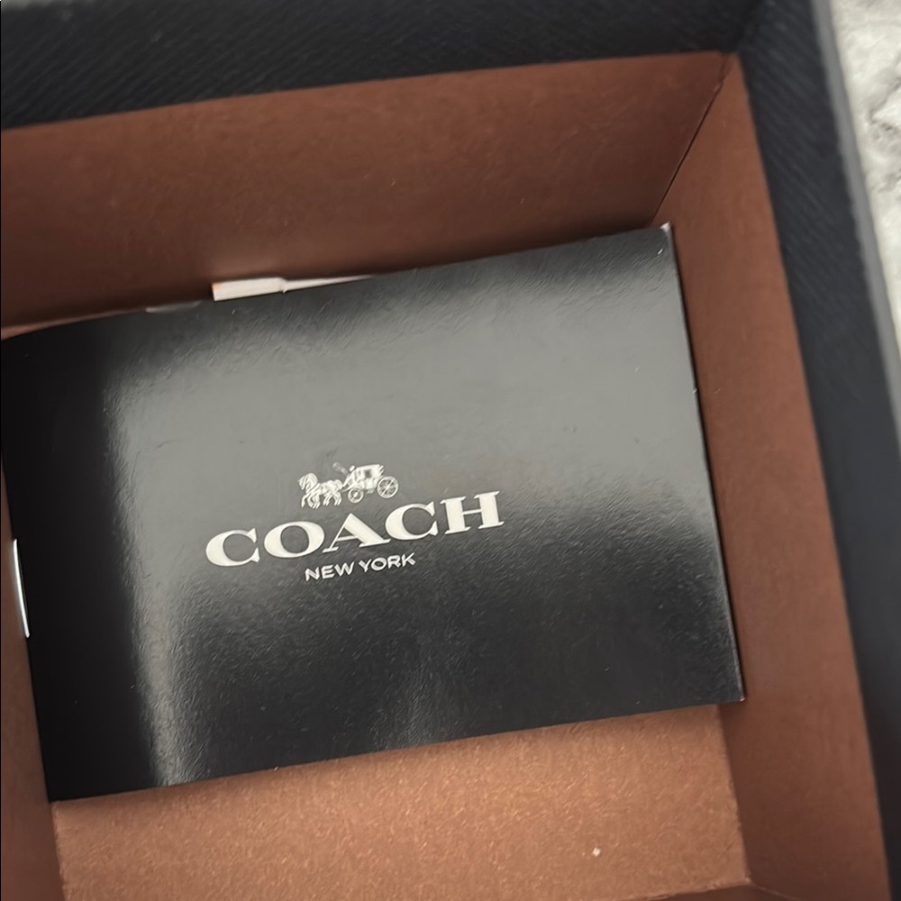 Coach Women's Red and Gold Watch - Picture 4 of 4